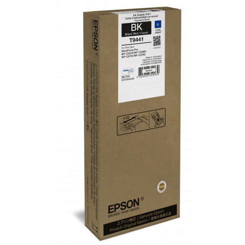 Tinte Epson 3000s Schwarz Gr. L WF-C5xxx