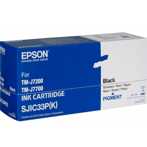 Epson SJIC33P(k)TM-J7700 Tintenpatrone schwarz 43,1 ml