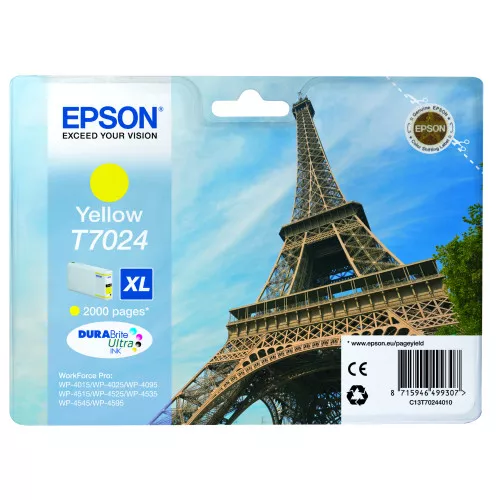 Tintenpatrone Epson T7024 gelb